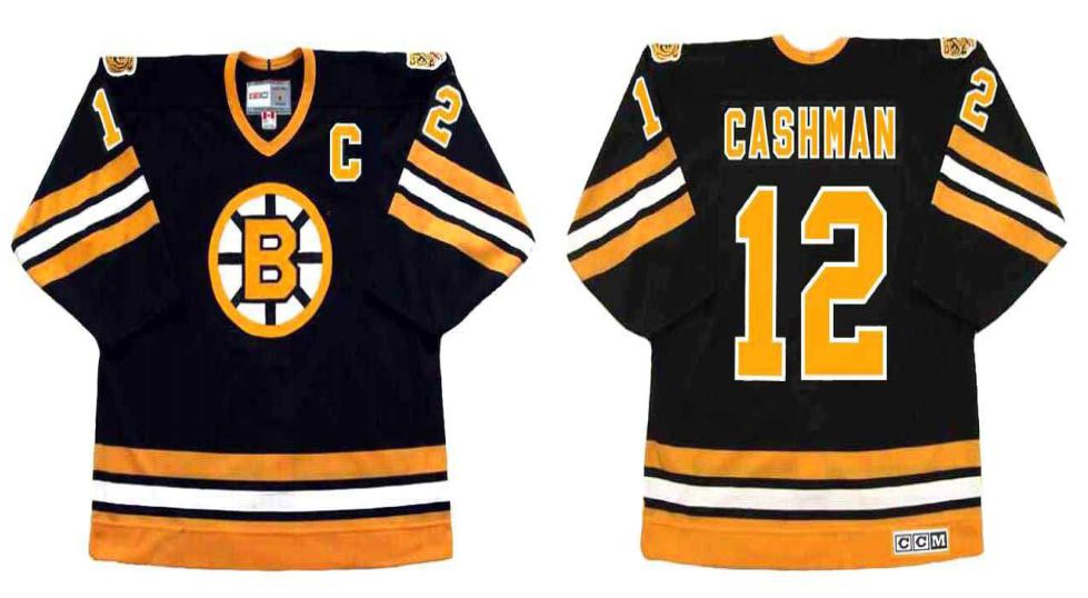 2019 Men Boston Bruins 12 Cashman Black CCM NHL jerseys2